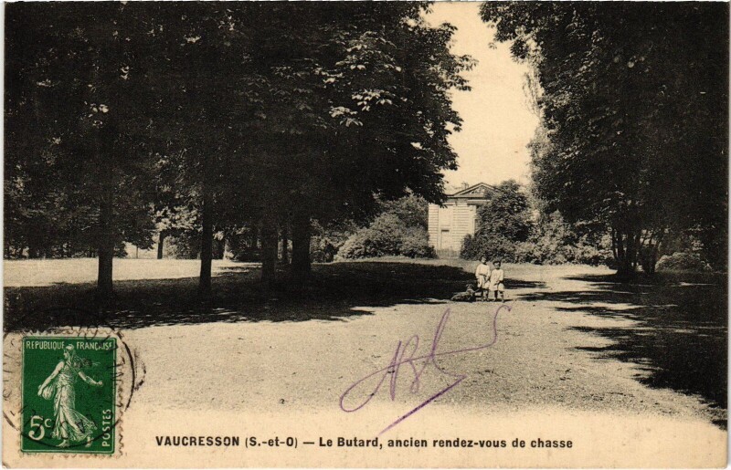 Carte postale ancienne Vaucresson Le Butard à Vaucresson
