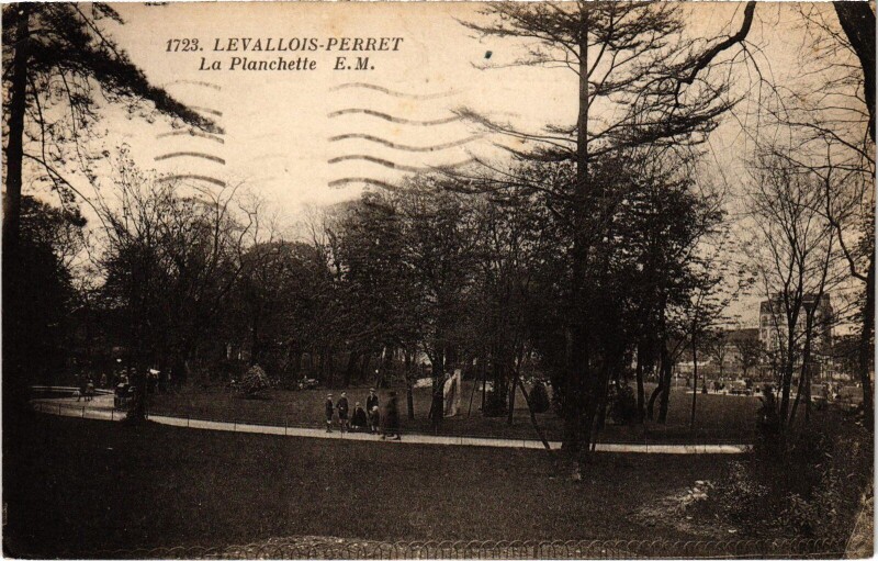 Carte postale ancienne Levallois Perret La Planchette à Levallois-Perret