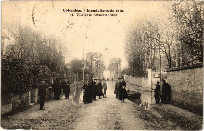 Carte postale ancienne Colombes Villa de la Reine Henriette à Colombes