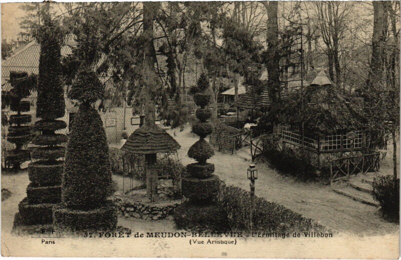 Carte postale ancienne Meudon Ermitage de Villebon à Meudon