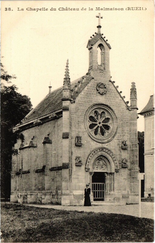 Carte postale ancienne Rueil Chapelle du Chateau de la Malmaison