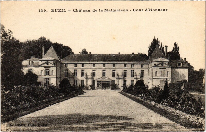Carte postale ancienne Rueil Chateau de la Malmaison