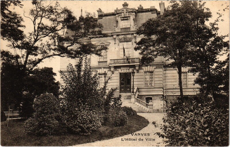 Carte postale ancienne Vanves Hotel de Ville à Vanves