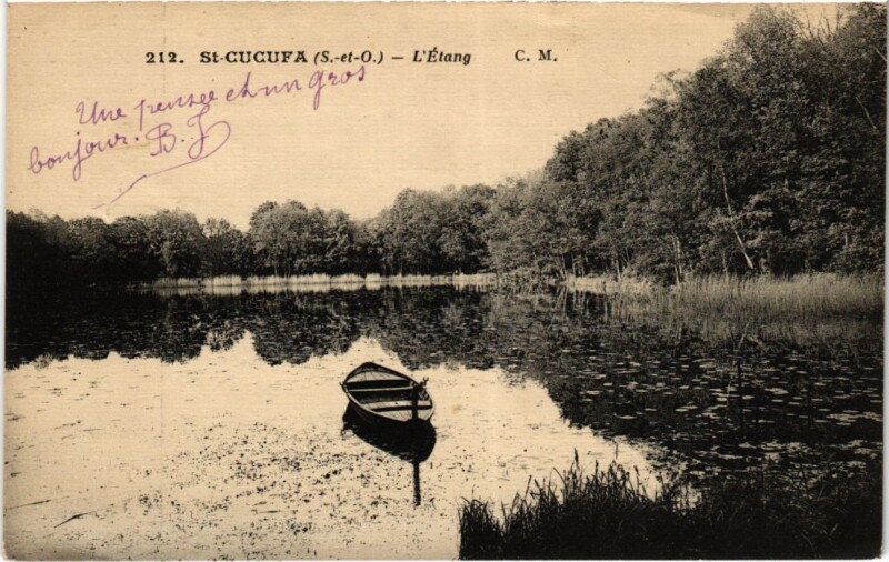 Carte postale ancienne Saint-Cucufa - L'Etang