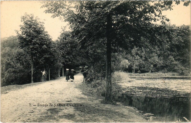 Carte postale ancienne Etangs de saint-Cucufa