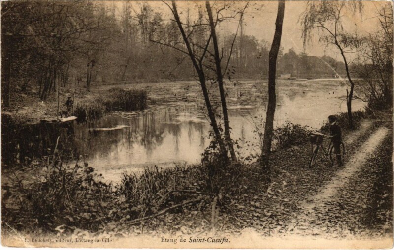 Carte postale ancienne Etang de Saint-Cucufa