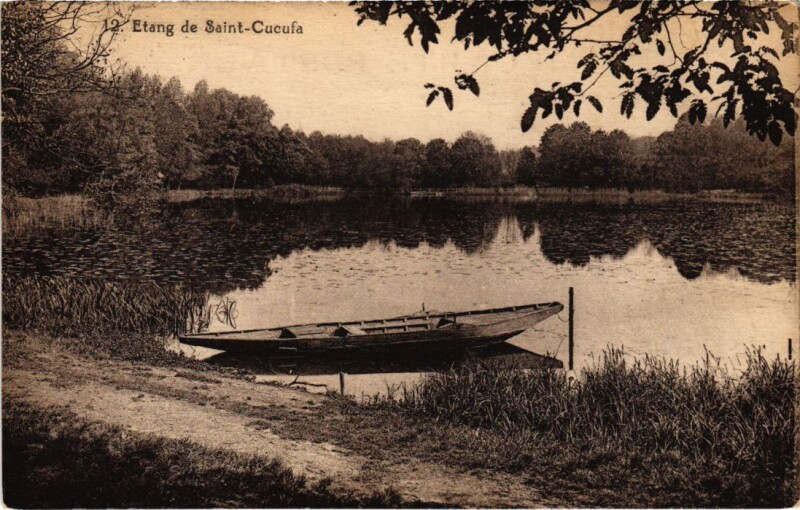 Carte postale ancienne Etang de Saint-Cucufa