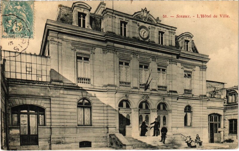 Carte postale ancienne Sceaux L'Hotel de Ville à Sceaux