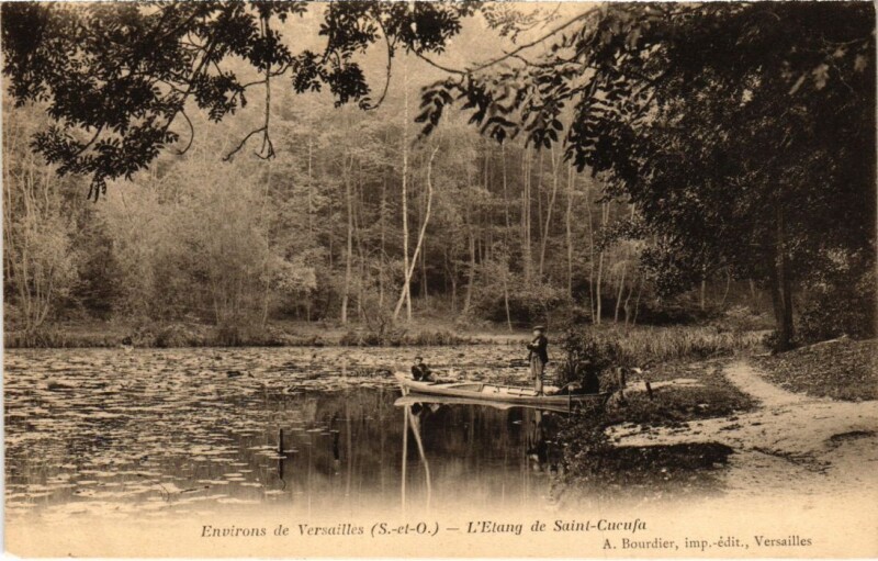 Carte postale ancienne Environs de Versailles L'Etang de Saint-Cucufa