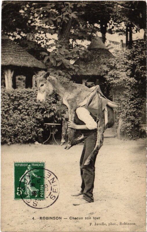 Carte postale ancienne Le Plessis-Robinson Chacun son Tour au Plessis-Robinson