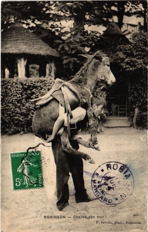 Carte postale ancienne Le Plessis-Robinson Chacun son Tour au Plessis-Robinson