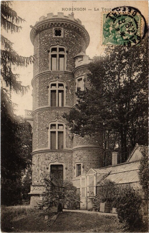 Carte postale ancienne Le Plessis-Robinson La Tour de Robinson au Plessis-Robinson