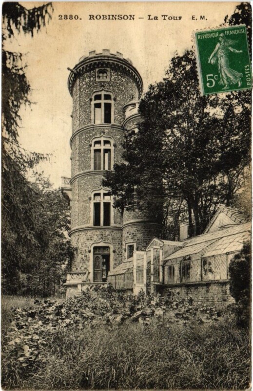 Carte postale ancienne Le Plessis-Robinson La Tour au Plessis-Robinson