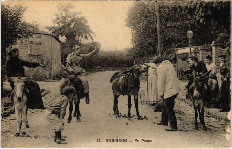 Carte postale ancienne Le Plessis-Robinson En Panne au Plessis-Robinson