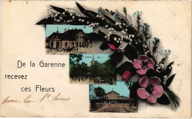 Carte postale ancienne La Garenne-Colombes Scenes à Colombes