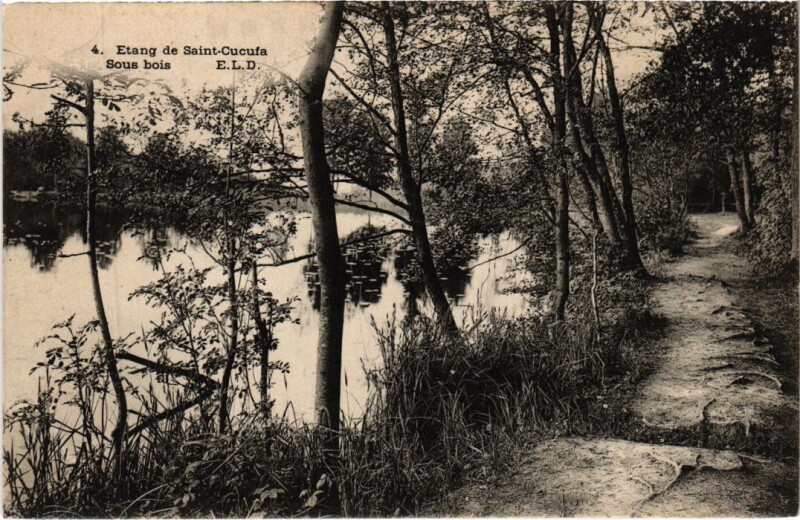Carte postale ancienne Etang de Saint-Cucufa - Sous-Bois