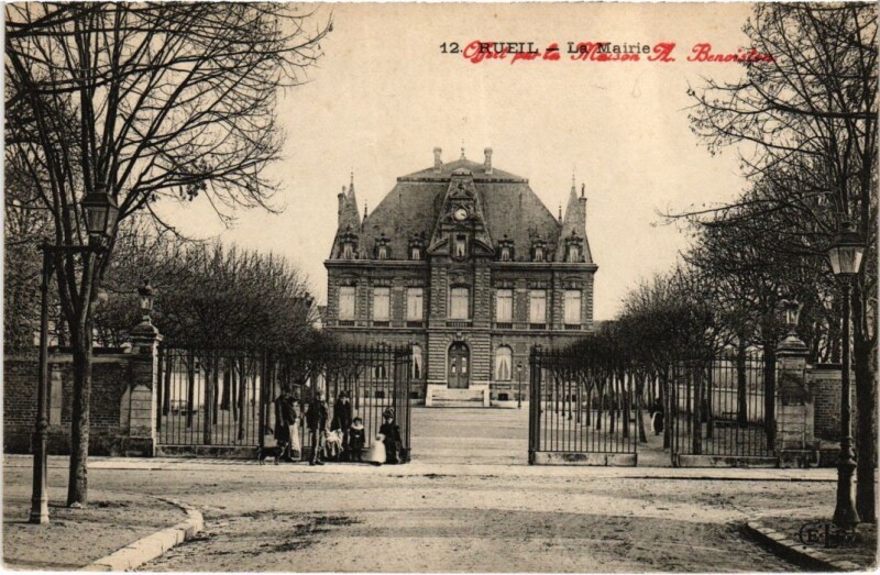 Carte postale ancienne Rueil-Malmaison La Mairie à Rueil-Malmaison