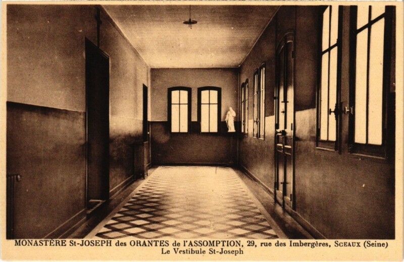 Carte postale ancienne Sceaux Monastere Saint-Joseph des Orantes de l'Assomption à Sceaux