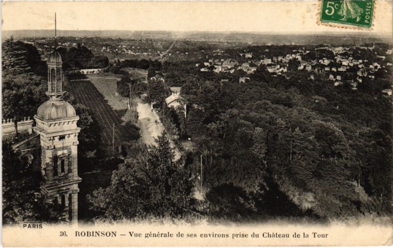 Carte postale ancienne Le Plessis-Robinson Vue Generale au Plessis-Robinson