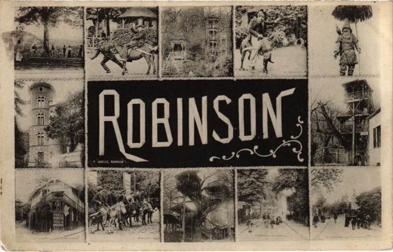 Carte postale ancienne Le Plessis-Robinson Scenes au Plessis-Robinson