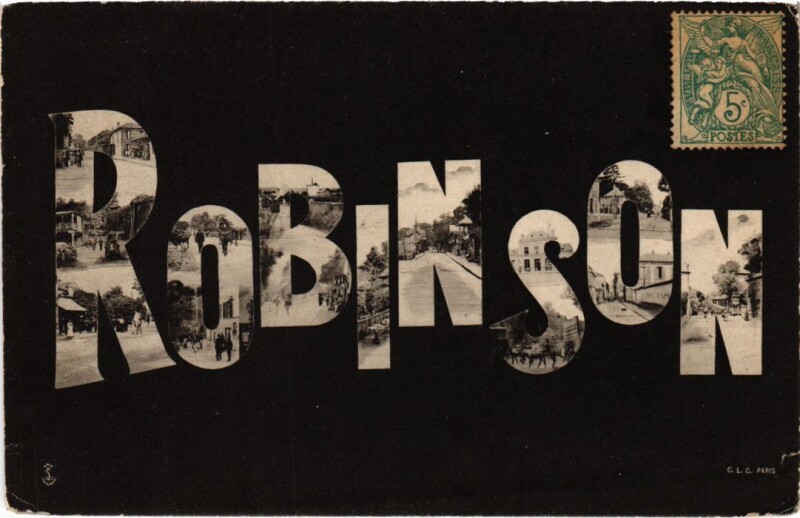 Carte postale ancienne Le Plessis-Robinson Scenes au Plessis-Robinson