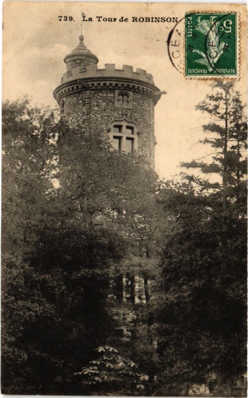 Carte postale ancienne Le Plessis-Robinson La Tour de Robinson au Plessis-Robinson