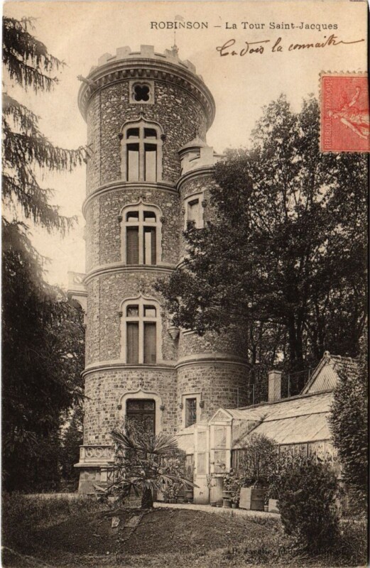 Carte postale ancienne Le Plessis-Robinson La Tour Saint-Jacques au Plessis-Robinson