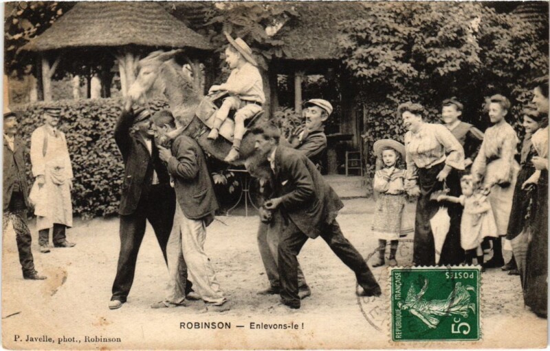 Carte postale ancienne Le Plessis-Robinson Envelons-le au Plessis-Robinson
