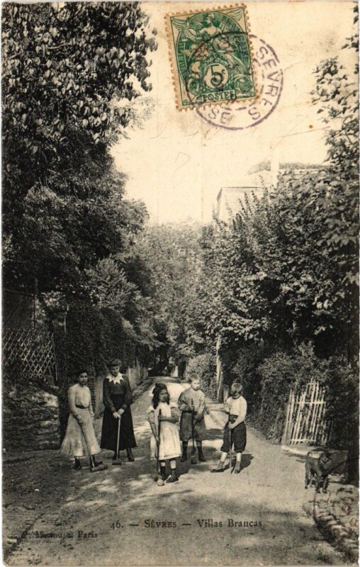 Carte postale ancienne Sevres Villas Brancas