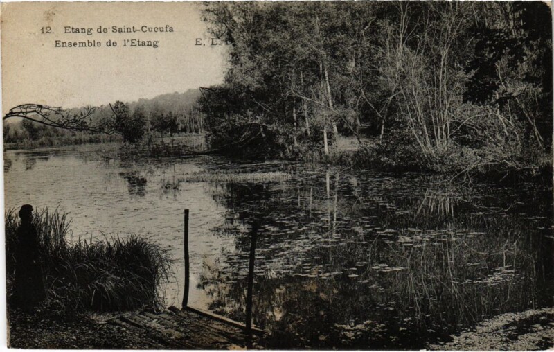 Carte postale ancienne Etangs de Saint-Cucufa
