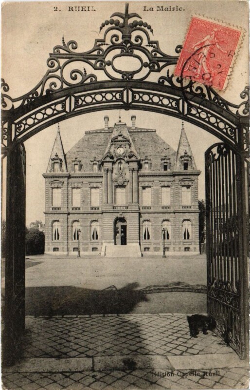 Carte postale ancienne Rueil-Malmaison La Mairie à Rueil-Malmaison