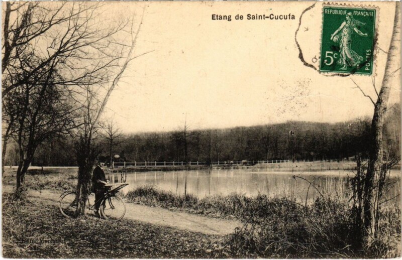 Carte postale ancienne Etang de Saint-Cucufa