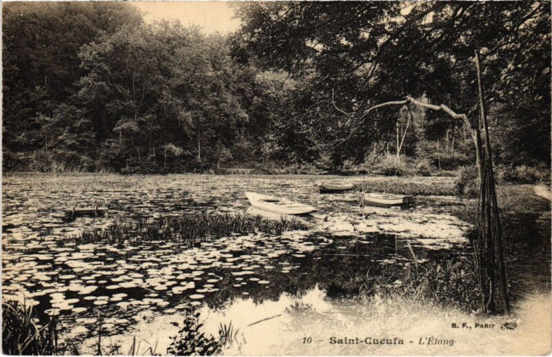 Carte postale ancienne Saint-Cucufa - L'Etang