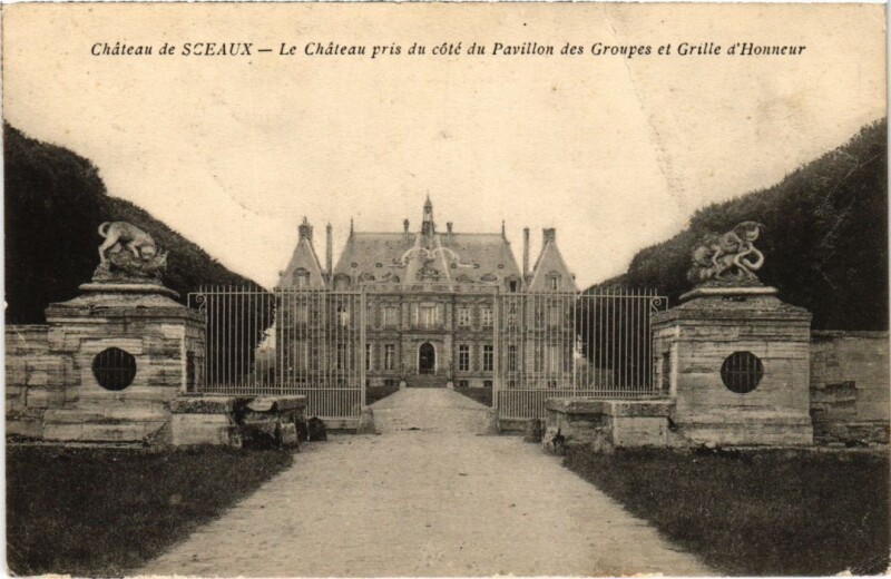 Carte postale ancienne Sceaux Le Chateau à Sceaux