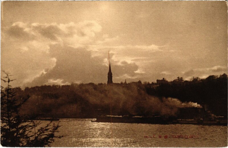 Carte postale ancienne Saint-Cloud Vue Generale à Saint-Cloud