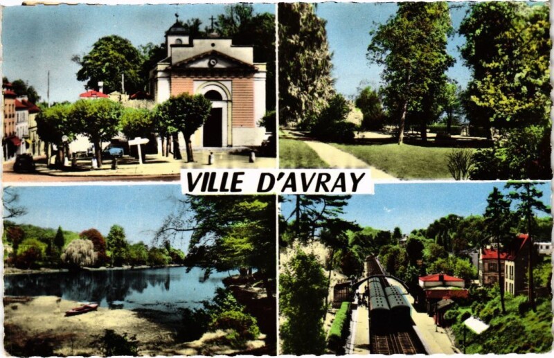 Carte postale ancienne Ville-d'Avray Scenes à Ville-d'Avray