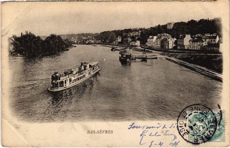 Carte postale ancienne Sevres Bas-Sevres