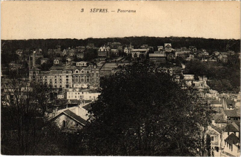 Carte postale ancienne Sevres Panorama