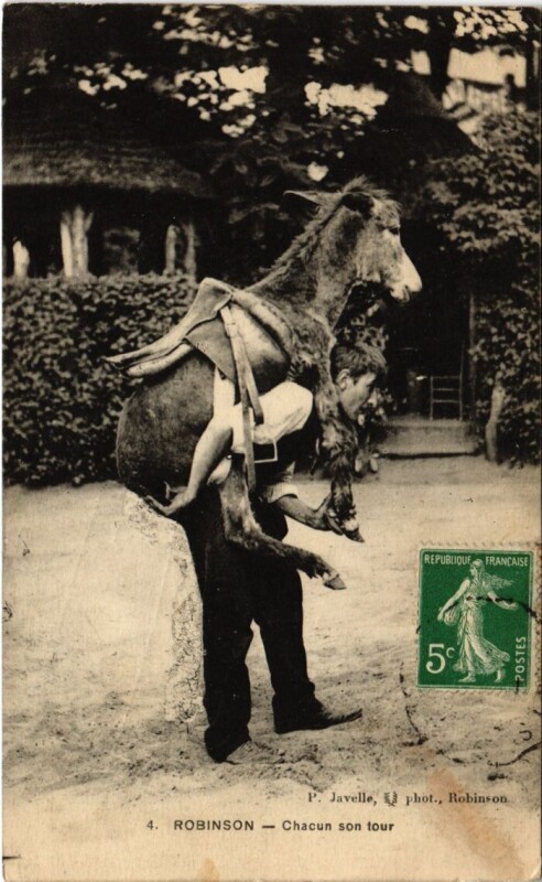 Carte postale ancienne Le Plessis-Robinson Chacun son Tour au Plessis-Robinson
