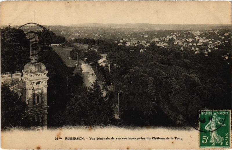 Carte postale ancienne Le Plessis-Robinson Vue Generale au Plessis-Robinson