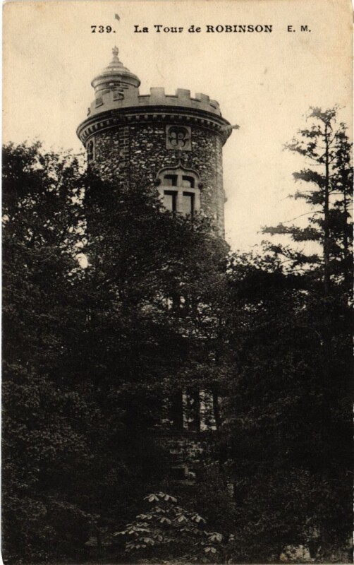 Carte postale ancienne Le Plessis-Robinson La Tour de Robinson au Plessis-Robinson