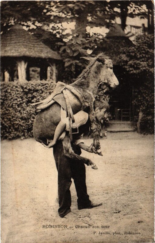 Carte postale ancienne Le Plessis-Robinson Chacun son Tour au Plessis-Robinson