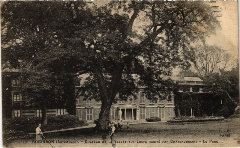 Carte postale ancienne Le Plessis-Robinson Chateau de la Vallee-aux-Loups au Plessis-Robinson