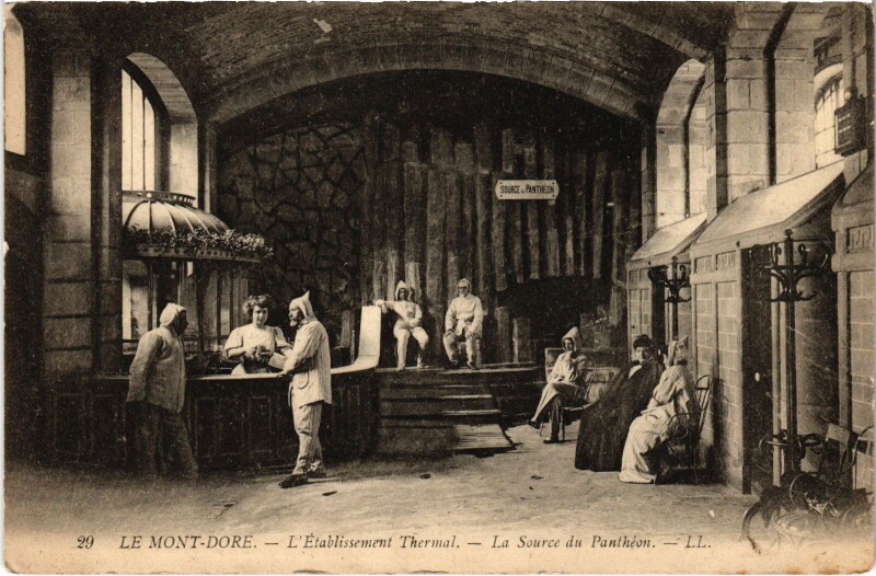 Carte postale ancienne Mont-Dore L'Etablissement Thermal France à Mont-Dore