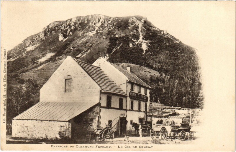 Carte postale ancienne Clermont-Ferrand Le Col de Ceyssat France à Ceyssat