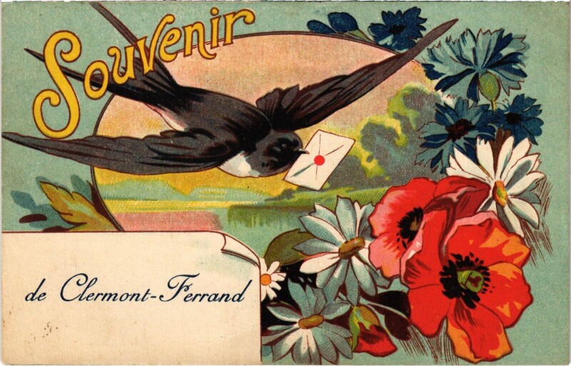 Carte postale ancienne Souvenir de Clermont-Ferrand France à Clermont-Ferrand