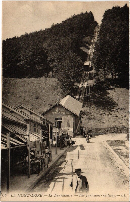 Carte postale ancienne Mont-Dore Le Funiculaire France à Mont-Dore