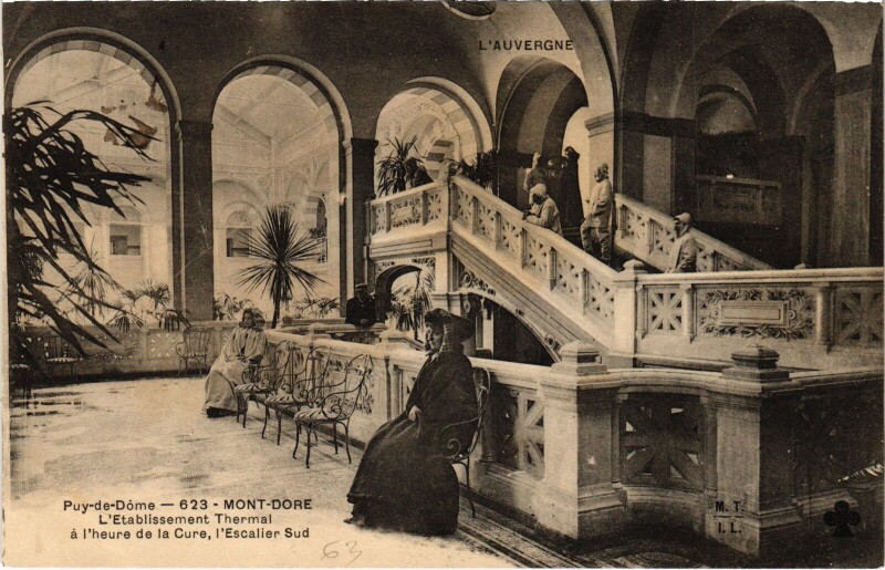 Carte postale ancienne Mont-Dore L'Etablissement Thermal France à Mont-Dore