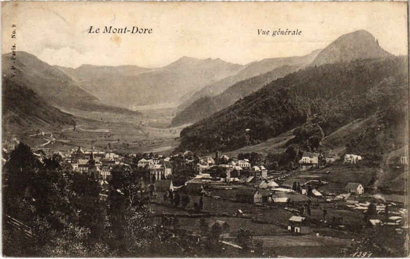 Carte postale ancienne Mont-Dore Vue Generale France à Mont-Dore