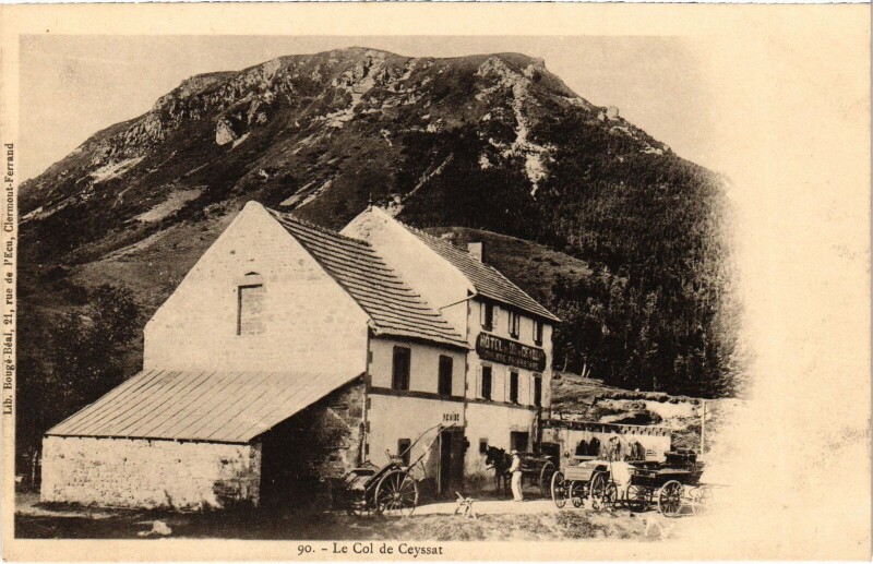 Carte postale ancienne Le Col de Ceyssat France à Ceyssat